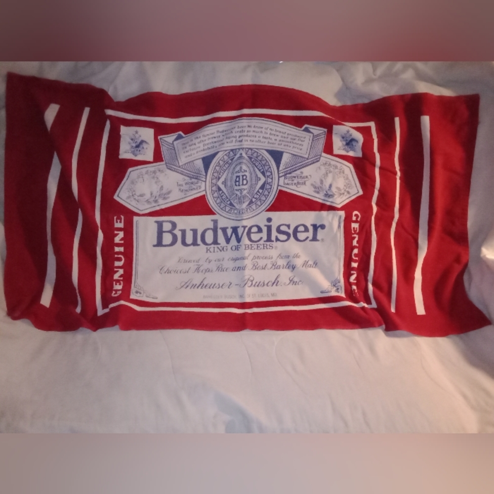 Budweiser Beach Towel by Franco Luxury Towels